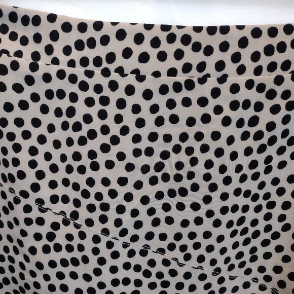 BCBG Generation Polkadot Patchwork A-Line Skirt Size 12 - Picture 2 of 15